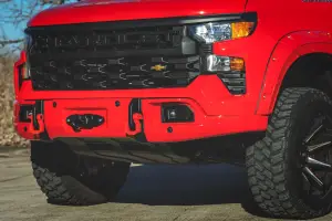 Rough Country - 13006-G7C | Rough Country FXS Front Bumper For Chevrolet Silverado 1500 2WD/4WD | G7C, Red Hot Paint Code, Winch Mount Only - Image 12