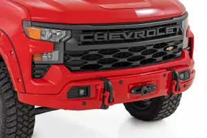 Rough Country - 13006-G7C | Rough Country FXS Front Bumper For Chevrolet Silverado 1500 2WD/4WD | G7C, Red Hot Paint Code, Winch Mount Only - Image 3