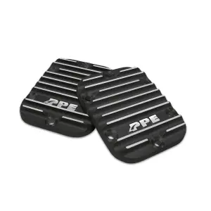 128060010 | PPE Performance Heavy-Duty Cast Aluminum PTO Side Plate Cover For GM 6.6L Duramax | Brushed Finish