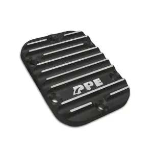 128060110 | PPE Performance Heavy-Duty Cast Aluminum PTO Side Plate Cover For GM 6.6L Duramax | Brushed Finish
