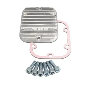 Pacific Performance Engineering - 128060100 | PPE Performance Heavy-Duty Cast Aluminum PTO Side Plate Cover For GM 6.6L Duramax | Raw Finish - Image 2