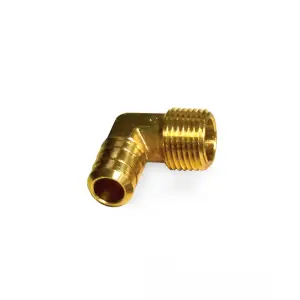 113058158 | PPE Performance Barb Fitting, 1/2 Inch NPT-M To 5/8 Inch Barb - 90 degree