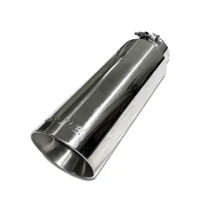 217020000 | PPE Performance 304 Stainless Steel Exhaust Tip, 3 Inch Inlet, 12.5 Inch Length | Polished Finish