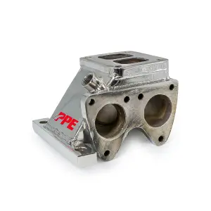 416005000 | PPE Performance Marine Water Cooled Stainless Steel T4 Turbo Pedestal For GM 6.6L Duramax