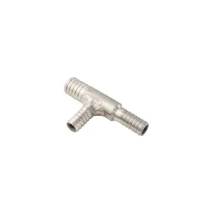Pacific Performance Engineering - 513123838 | PPE Performance Tee Barb Fitting, 1/2 Inch x 3/8 Inch x 3/8 Inch SS - Image 2