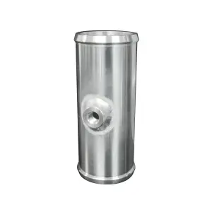 515900250 | PPE Performance Billet Aluminum Coupler With 1/8 Inch NPT Bung, 5.0 Inch Length | 2.5 Inch Dimensions