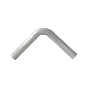 575200090 | PPE Performance 12 Gauge (0.080") Aluminum Tube | 2.0 Inch Size, 90 Degree Mandrel Bend Tube