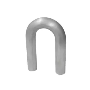 575225180 | PPE Performance 12 Gauge (0.080") Aluminum Tube | 2.25 Inch Size, 180 Degree Mandrel Bend Tube