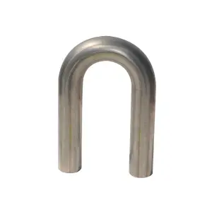 576225180 | PPE Performance 16 Gauge (0.060") 304 Stainless Steel Tube | 2.25 Inch Size, 180 Degree Mandrel Bend Tube
