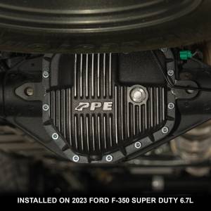 Pacific Performance Engineering - 338051820 | PPE Performance 14-Bolt Heavy-Duty Cast Aluminum Rear Differential Cover, Dana M300 11.8 Inch -14 For Ford F-250 / F-350 / F-450 Super Duty | Black Finish - Image 3