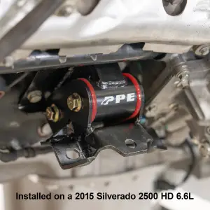 Pacific Performance Engineering - 168032170 | PPE Performance Engine Mount Kit With Silicone Bushings For GM 6.6L Duramax | Red Finish - Image 3