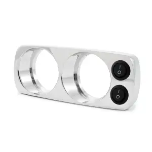 148001100 | PPE Performance Overhead Gauge Mount With Switch For GM Silverado/Sierra & Classic | Polished Finish