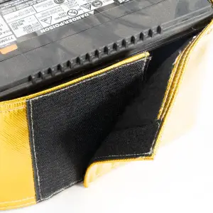 Pacific Performance Engineering - 149002000 | PPE Performance Battery Heat Shield, Side Post For GM Duramax LB7, LLY, LBZ | Gold FInish - Image 3