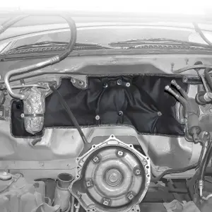 Pacific Performance Engineering - 149000135 | PPE Performance Firewall Heat/Sound Insulator For GM 2500 HD/3500 HD | SIlver FInish - Image 2