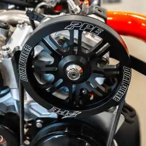 Pacific Performance Engineering - 113061071 | PPE Performance Billet Aluminum Drive Pulley Wheel, 816 Style, Dual Fueler CP3 For GM 6.6L Duramax - Image 5