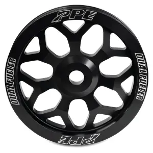 113061072 | PPE Performance Billet Aluminum Drive Pulley Wheel, 7Y-Spoke Style, Dual Fueler CP3 For GM 6.6L Duramax