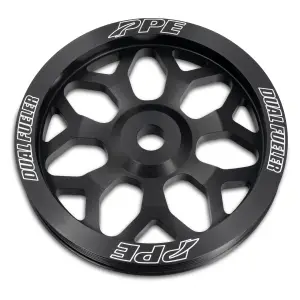 Pacific Performance Engineering - 113061072 | PPE Performance Billet Aluminum Drive Pulley Wheel, 7Y-Spoke Style, Dual Fueler CP3 For GM 6.6L Duramax - Image 4