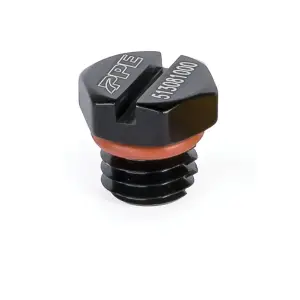 513081100 | PPE Performance Air Bleeder Screw For GM 6.6L Duramax | Black Finish