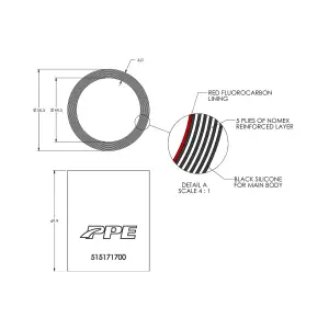 Pacific Performance Engineering - 515303004 | PPE Performance Silicone Hose For Custom Applications | 3.0 Inch ID x 4.0 Inch L - Image 3