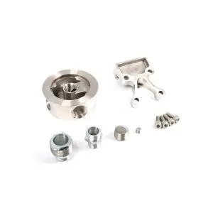 Pacific Performance Engineering - 114002100 | PPE Performance Remote Oil Filter Mount Kit - Polished 304 Stainless Steel - Image 2