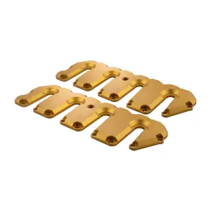 118021423 | PPE Performance Valve Cover Kit Without Accessory Mounting For GM 6.6L Duramax | Gold Finish