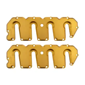 Pacific Performance Engineering - 118021423 | PPE Performance Valve Cover Kit Without Accessory Mounting For GM 6.6L Duramax | Gold Finish - Image 2