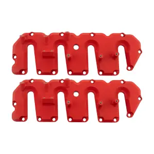 Pacific Performance Engineering - 118021212 | PPE Performance Valve Cover Kit With Accessory Mounting For GM 6.6L Duramax | Red Finish - Image 3