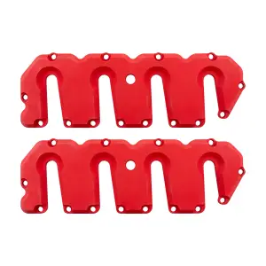 Pacific Performance Engineering - 118021412 | PPE Performance Valve Cover Kit Without Accessory Mounting For GM 6.6L Duramax | Red Finish - Image 3
