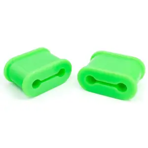 168030154 | PPE Performance Silicone Bushings Replacement For PPE Engine Mounts For GM 6.6L Duramax | Green Finish