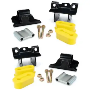 Pacific Performance Engineering - 168030160 | PPE Performance Engine Mount Kit With Silicone Bushings For GM 6.6L Duramax | Yellow Finish - Image 2