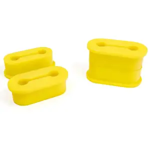 168030164 | PPE Performance Silicone Bushings Replacement For PPE Engine Mounts For GM 6.6L Duramax | Yellow Finish