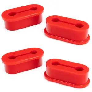 Pacific Performance Engineering - 168030174 | PPE Performance Silicone Bushings Replacement For PPE Engine Mounts For GM 6.6L Duramax | Red Finish - Image 2