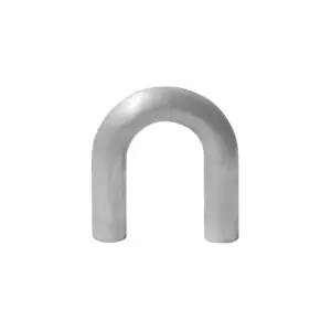 575150180 | PPE Performance 12 Gauge (0.080") Aluminum Tube | 1.5 Inch Size, 180 Degree Mandrel Bend Tube