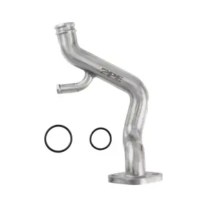 119000730 | PPE Performance Coolant Bypass Tube - Water Pump To Thermostat Housing For GM 6.6L Duramax | Polished Finish