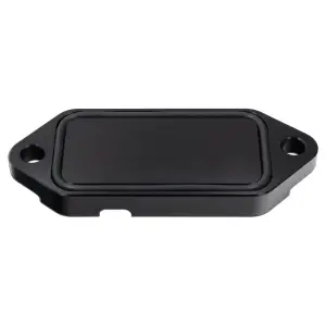 Pacific Performance Engineering - 119000820 | PPE Performance Coolant Block-Off Plate - Billet Aluminum For GM 6.6L Duramax | Black Finish - Image 2
