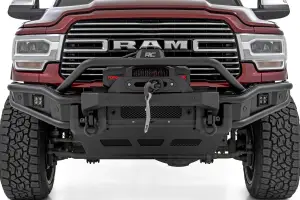 Rough Country - 51212W | Rough Country Front Bumper, Tubular For Ram 2500/3500 2WD/4WD | With Winch Plate - Image 4
