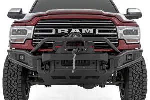 Rough Country - 51212W | Rough Country Front Bumper, Tubular For Ram 2500/3500 2WD/4WD | With Winch Plate - Image 7