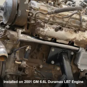 Pacific Performance Engineering - 119030130 | PPE Performance 304 Stainless Steel Coolant Tube (Pump To Oil Cooler) For GM 6.6L Duramax | Polished Finish - Image 2