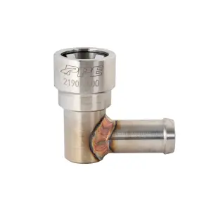 219020000 | PPE Performance Heater Hose Connector For Dodge/RAM 6.7L Cummins / GM 6.6L Duramax