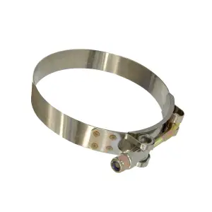 Pacific Performance Engineering - 515500450 | PPE Performance T-Bolt Clamps - 304 Stainless Steel | 5.00 Inch Dimensions - Image 1