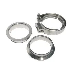 517125003 | PPE Performance QR 304 Stainless Steel V-Band - 3 Piece Set (1C 1M 1F) | 2.50 Inch Dimensions