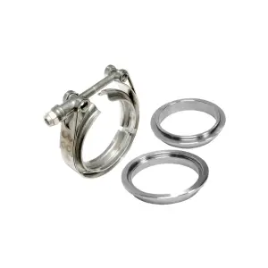 517435003 | PPE Performance Standard 304 Stainless Steel Clamps - Aluminum Flanges - 3 piece Set (1C 1M 1F) 3.50 Inch Dimensions