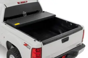 Rough Country - 47113550B | Rough Country Hard Low Profile Bed Cover For Chevy Silverado /GMC Sierra 1500 | 5' 9" Bed Without Rail Caps - Image 2