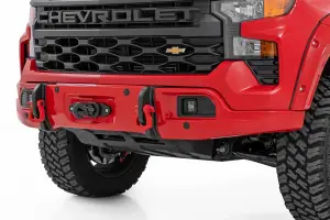 Rough Country - 13006-GLT | Rough Country FXS Front Bumper For Chevrolet Silverado 1500 2WD/4WD | GLT, Glacier Blue Paint Code, Winch Mount Only - Image 8
