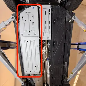 RIVAL 4X4 - 2333.1896.1.6 | RIVAL Aluminum Passenger Underside Skid Plate For Ford Maverick Hybrid 2WD AWD - Image 2