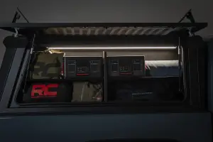 Rough Country - 734055 | Rough Country Bed Cap Side Shelf Storage Bin For Jeep Gladiator JT | Passengers Side - Image 2