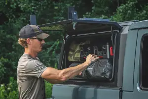 Rough Country - 734055 | Rough Country Bed Cap Side Shelf Storage Bin For Jeep Gladiator JT | Passengers Side - Image 5