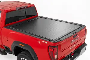 51210690 | Rough Country Power Retractable Bed Cover For Chevrolet Silverado/GMC Sierra 2500 HD/3500 HD | 6' 9" Bed
