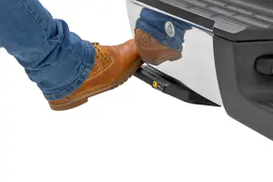 Rough Country - PW059331 | Rough Country Retractable Bed Step Manual Pull | Chevrolet Silverado/GMC Sierra 2500 HD/3500 HD - Image 3