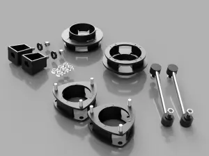 Traxda - 906030 | Traxda 2.0 Inch Front/ 1.8 inch Rear With Sway Bar Links & Shock Brackets Lift Kit For Toyota Sienna FWD/4WD - Image 6